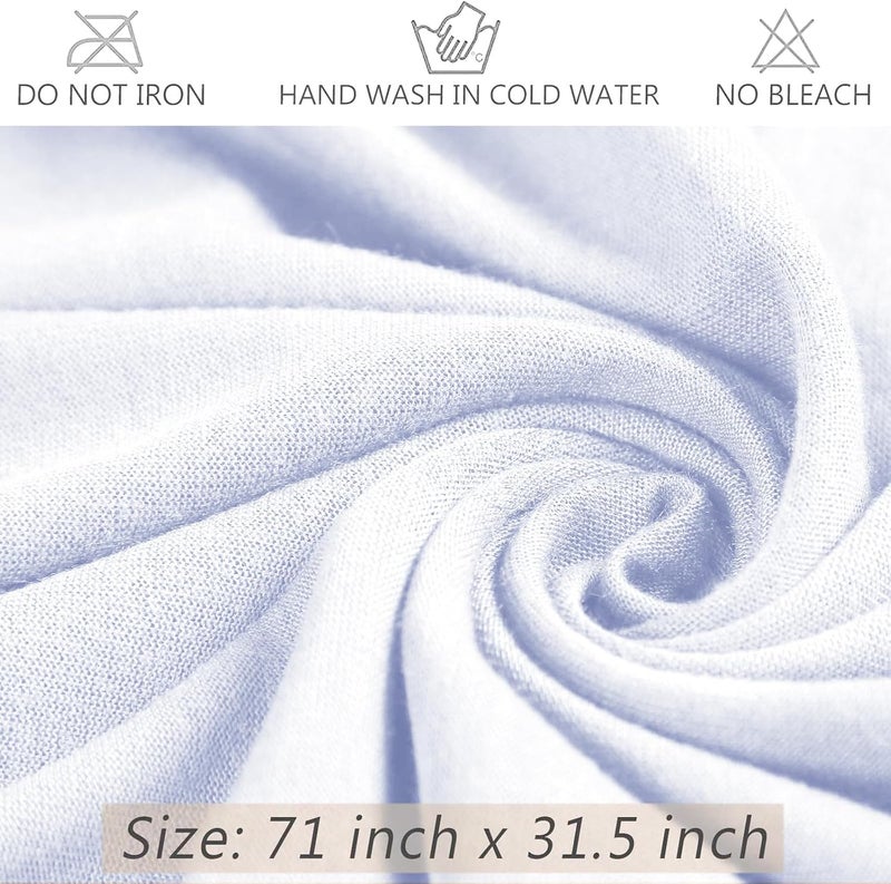 PWEOUKE Head Wraps for Black Women African Head Wrap Lightweight for Women Long Plain Turban Hair Scarf Scarves - Image 2